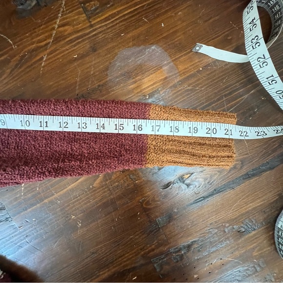 NWT Pink Rose Color block Open Front Cardigan size medium with pockets - Picture 4 of 7